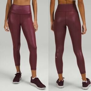 Lululemon Wunder Train High-Rise Tight Leggings 25" *Foil